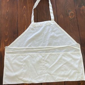 Handmade White Apron